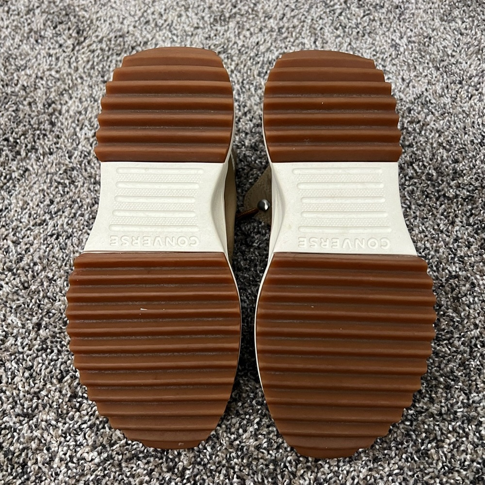 Converse Run Star Cozy Platform Tan Leather Boots - Picture 5 of 7